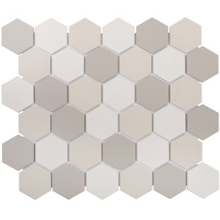 Керамическая мозаика StarMosaic Non-Slip Hexagon Small Lb Mix Antislip. JMT31955 28,2x32,5 см