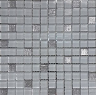 Стеклянная мозаика Orro Mosaic Glass Vesta White 30х30 см