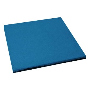Резиновая плитка ST Плитка Квадрат 16мм синяя 500x500х16 мм