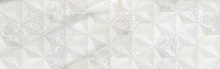 Керамогранит Undefasa Essenza Dec. Star R. белый 31,5x100 см