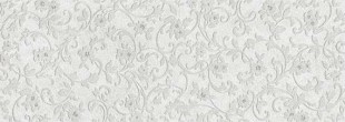 Керамическая плитка Metropol Aliza Art White настенная 25х70 см