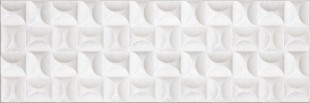 Керамическая плитка Gracia Ceramica Lauretta white белый 04 настенная 30x90 см