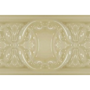Керамический бордюр Cevica Plus Classic 10 Ivory 7x15 см