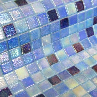 Стеклянная мозаика Ezarri Fosfo Mix Delphinus 31,3х49,5 см