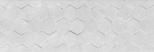 Керамическая плитка Ceramika Konskie White Hexagon Rett настенная 25х75 см