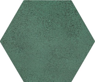 Керамическая плитка Tubadzin Burano Green Hex настенная 11х12,5 см