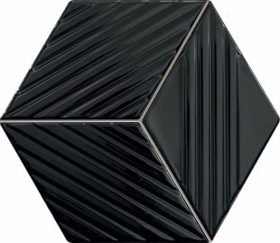 Керамическая мозаика Tubadzin Colour black 19,8х22,6 см