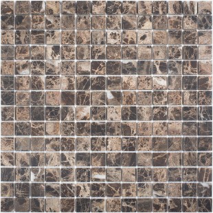 Керамическая мозаика StarMosaic Wild Stone Dark Emperador Matt JMST070 30,5x30,5 см