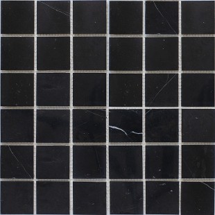 Керамическая мозаика StarMosaic Wild Stone Black Polished JMST056 30,5x30,5 см