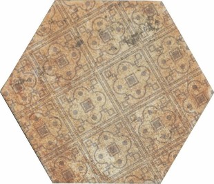Керамогранит Monopole Ceramica Pompeia Decor Marron 20х24 см