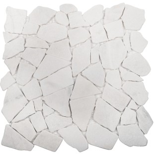 Керамическая мозаика StarMosaic Wild Stone Split White Matt JMST040 30,5x30,5 см