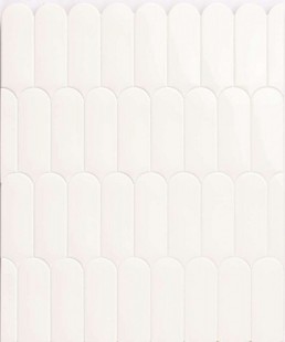 Керамическая плитка Natucer Fan White настенная УТ-00026581 7,2x19,5 см