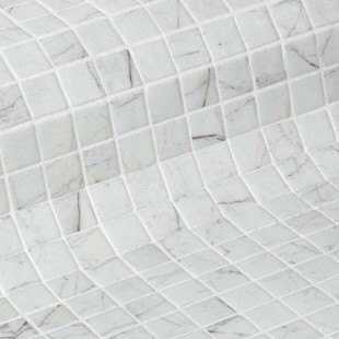 Стеклянная мозаика Ezarri Zen Carrara 31,3х49,5 см