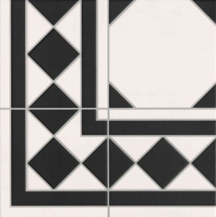Керамическая плитка Realonda Oxford Negro Esquina напольная 33x33см