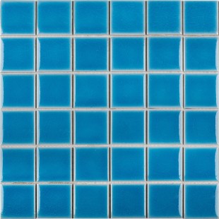 Керамическая мозаика StarMosaic Homework Crackle Light Blue Glossy LWWB80082 30,6x30,6 см
