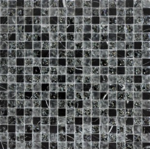 Мозаика Muare Стекло/Камень QSG-028-15/8  мозаика 30.5x30.5 см