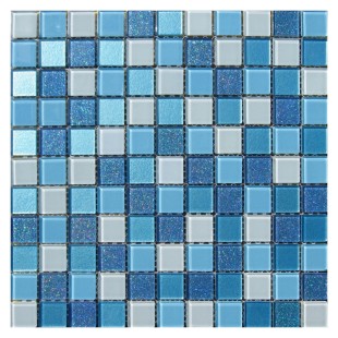 Стеклянная мозаика Orro Mosaic Cristal Blue Lagoon 29,5х29,5 см
