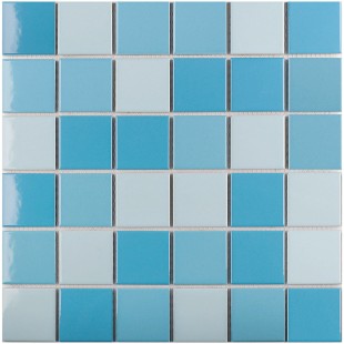 Керамическая мозаика StarMosaic Homework Light Blue Mix Glossy WB43388 30,6x30,6 см
